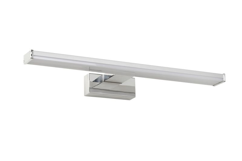 Lucide ONNO - Zrkadlové svetlo Kúpeľňa - LED - 1x8W 3000K - IP44 - Satin Chrome
